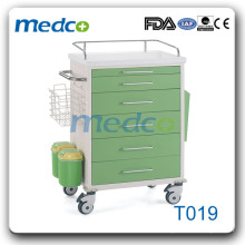 Chariot d&#39;hôpital pour urgence T019